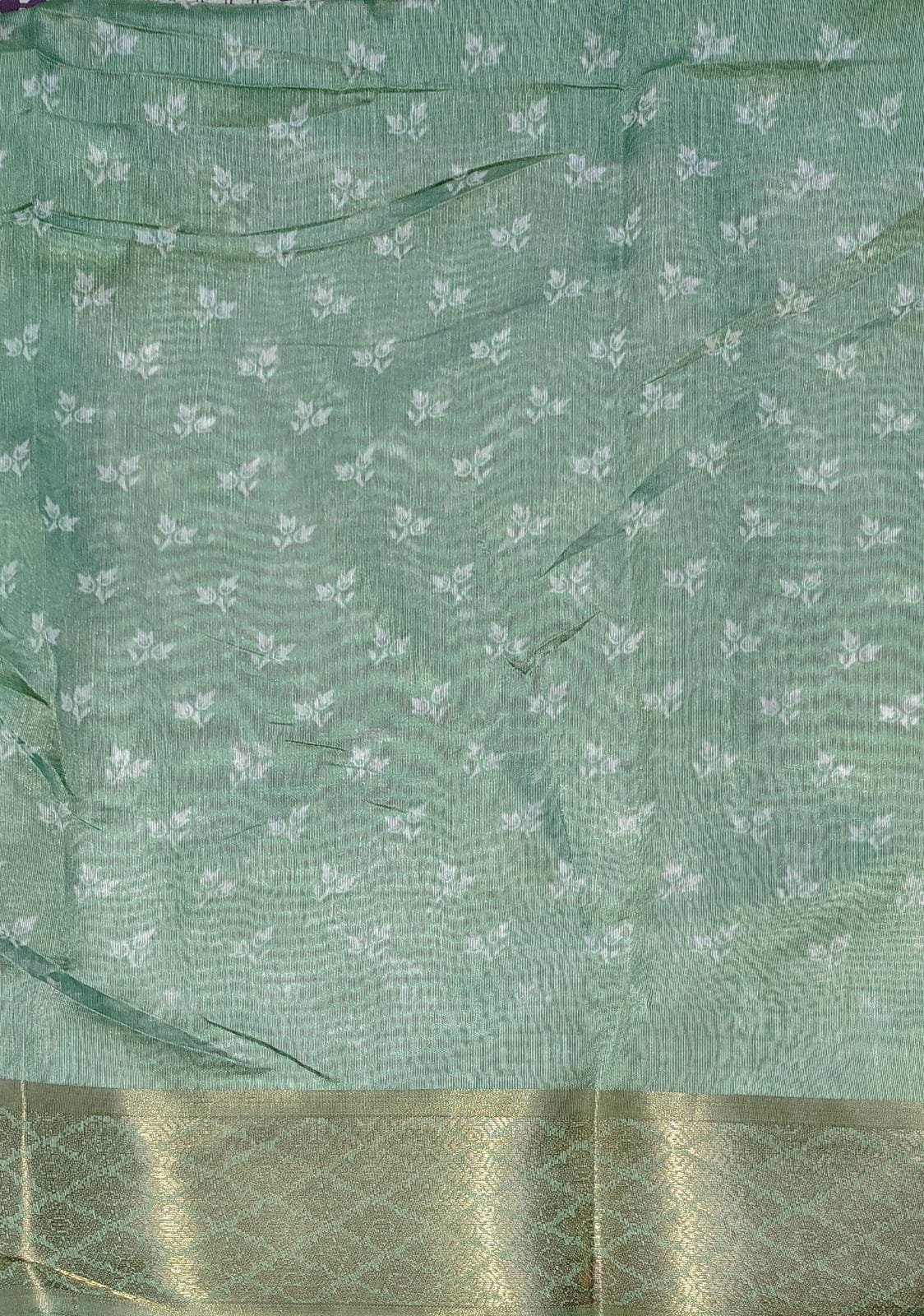 Saree Cotton Assam Silk. - Image 3