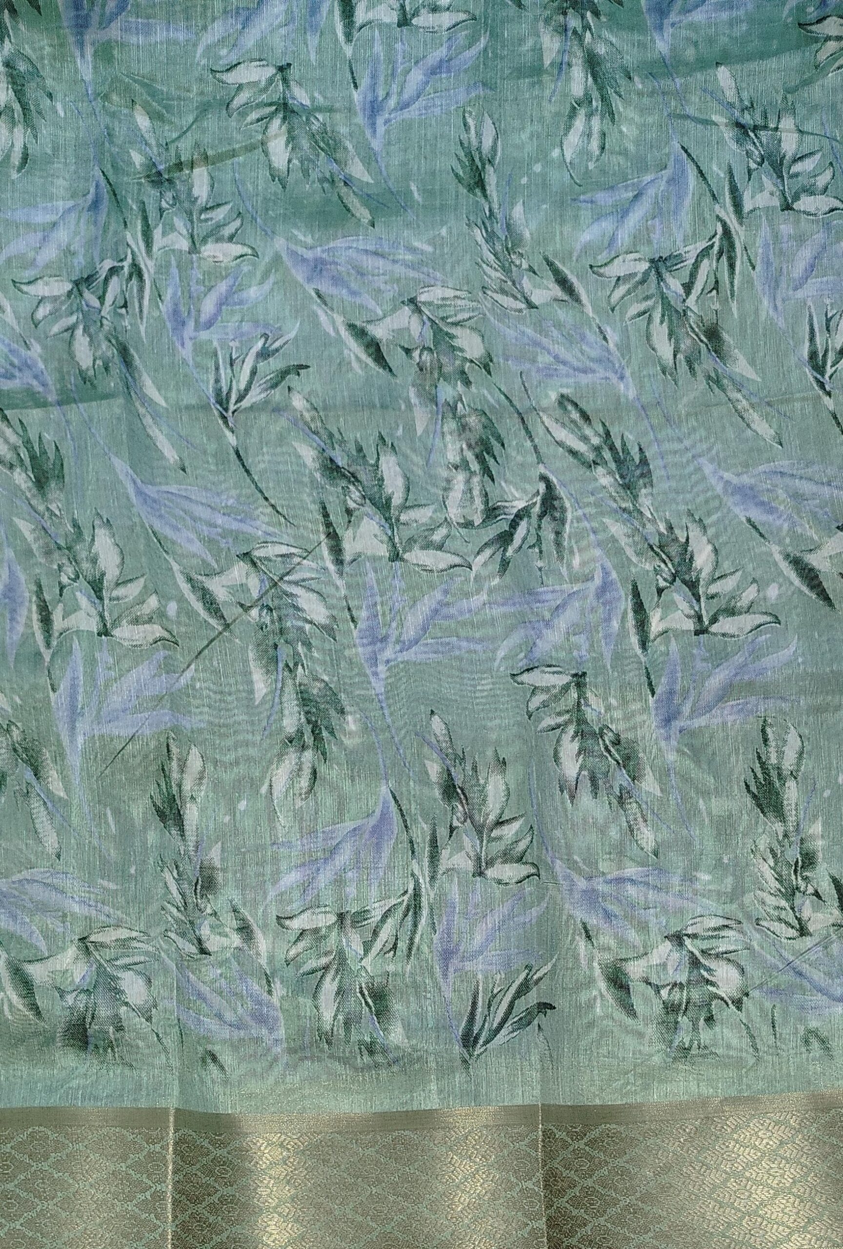 Saree Cotton Assam Silk. - Image 4