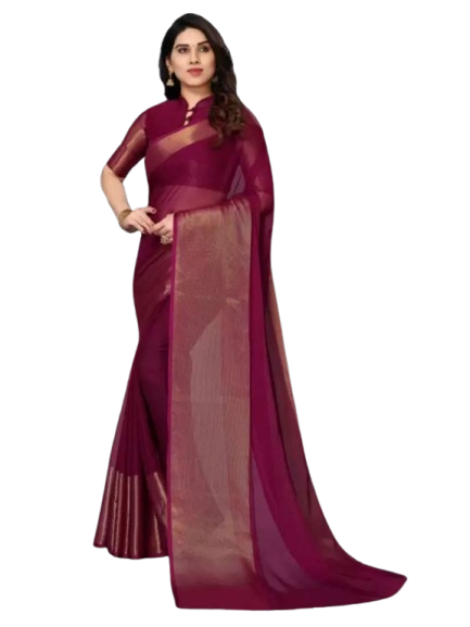 Chiffon Saree 4 by 11 - Image 8