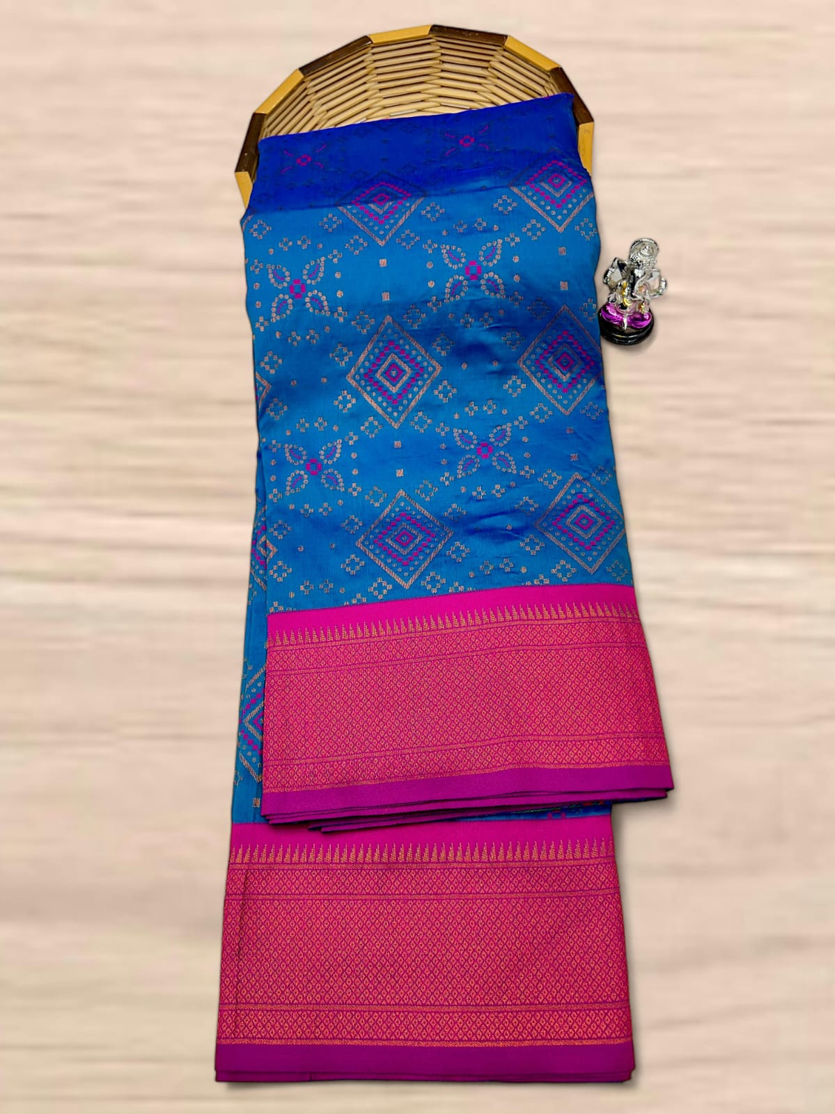 New Bandhani Paithani Saree, #बांधणी पैठणी साडी# - Image 23