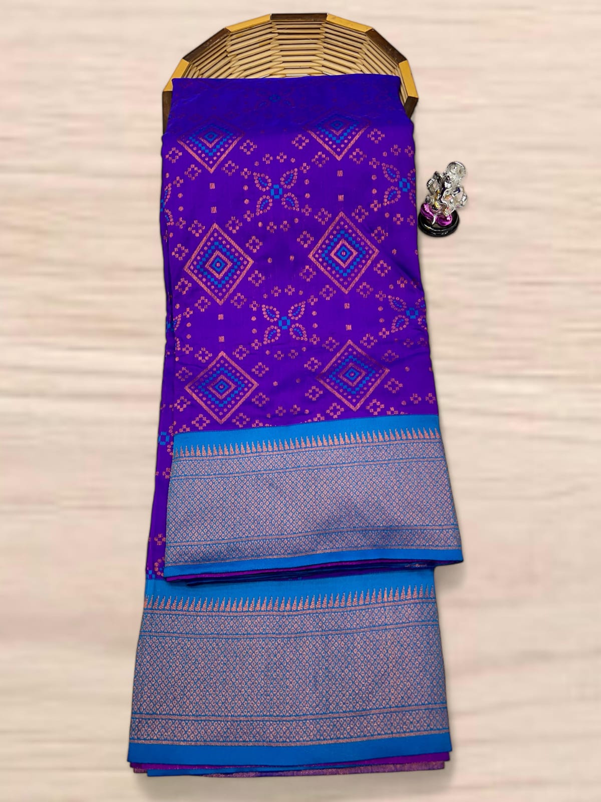 New Bandhani Paithani Saree, #बांधणी पैठणी साडी# - Image 25