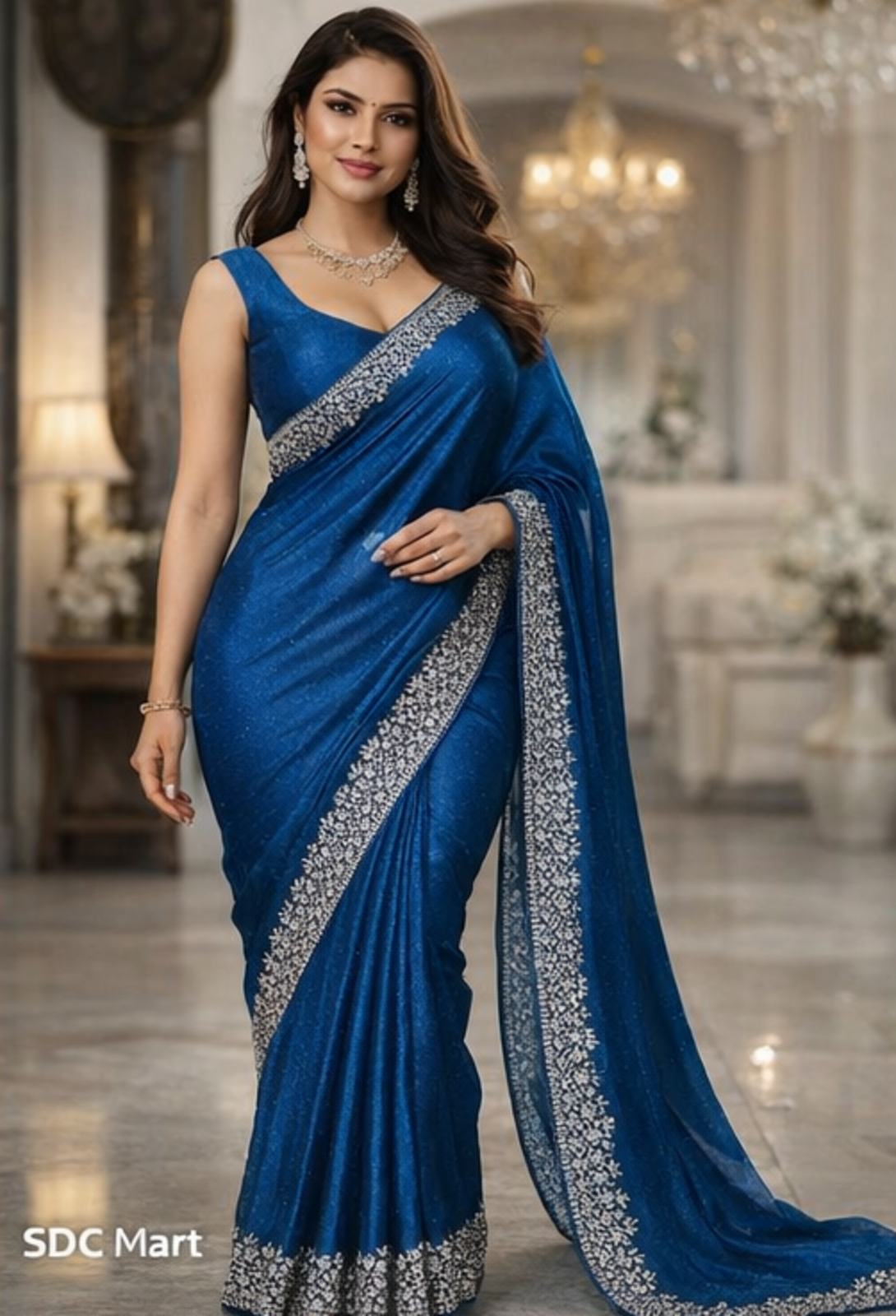 Dark Blue Party wear