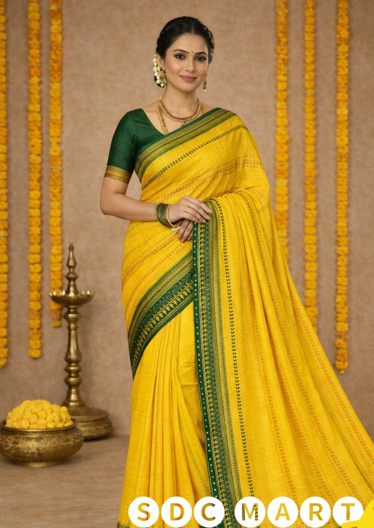 Haldi Ceremony Saree